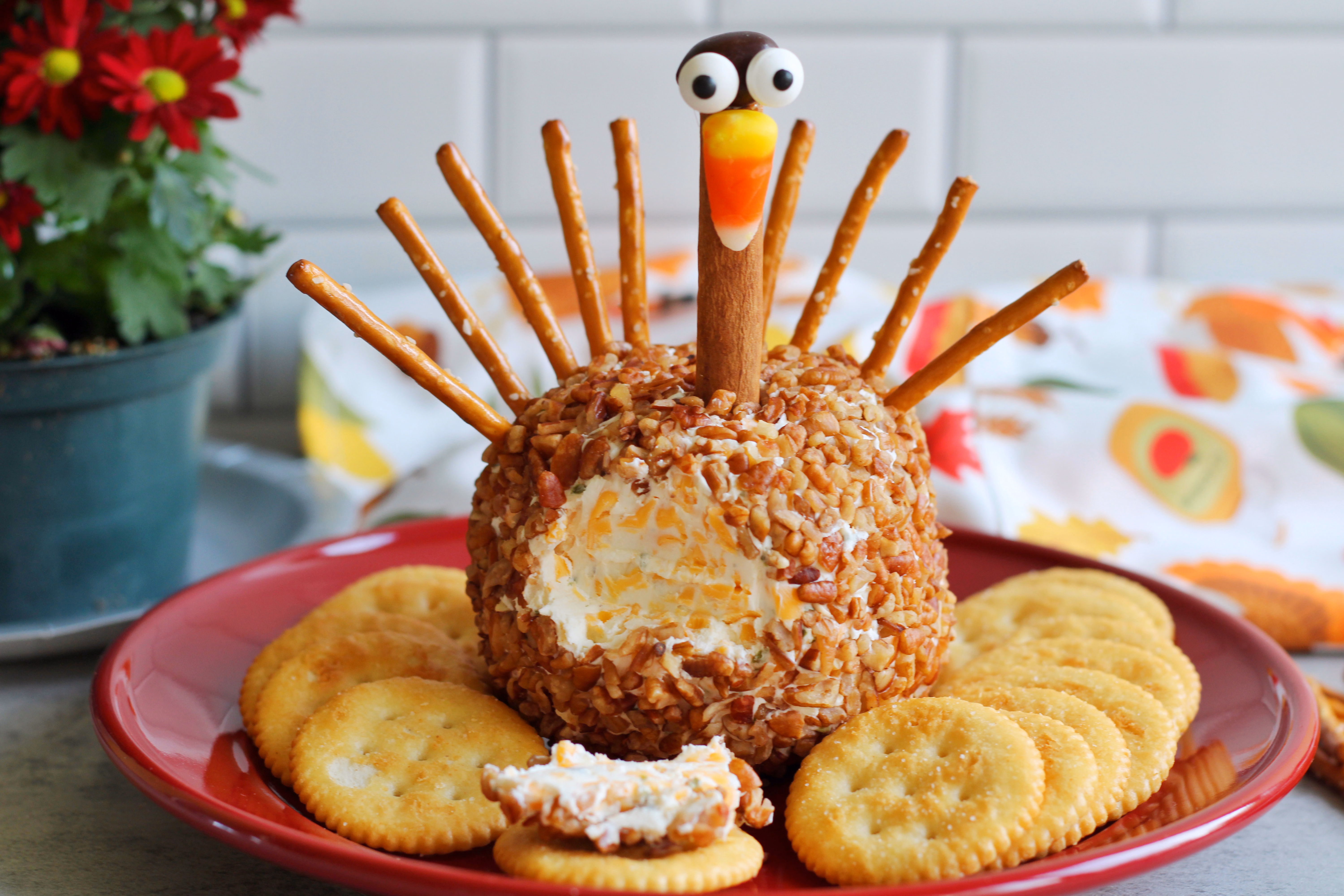 Our Favorite Cheeseball - Thanksgiving Style