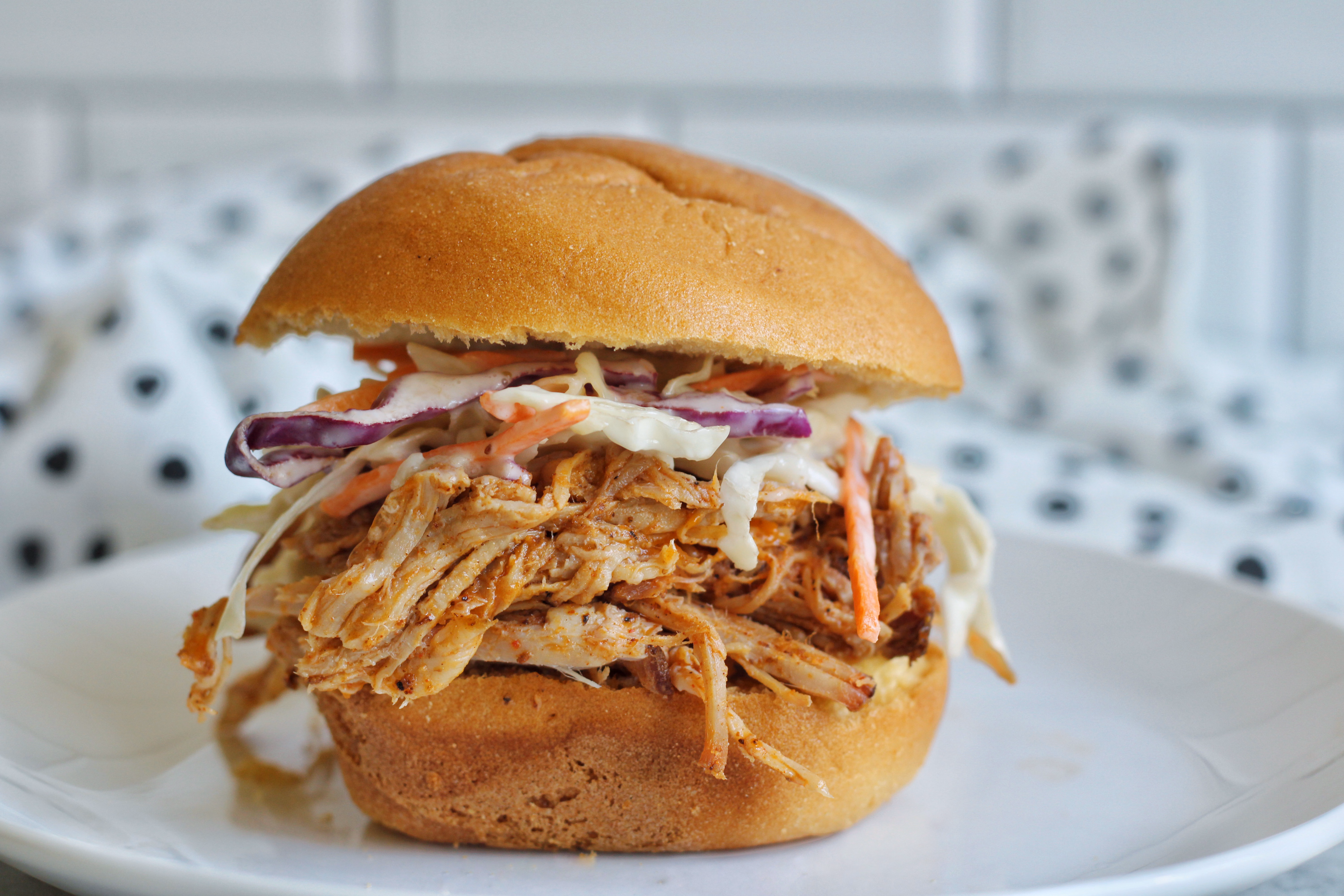 Smoked Carolina Pork Sandwiches