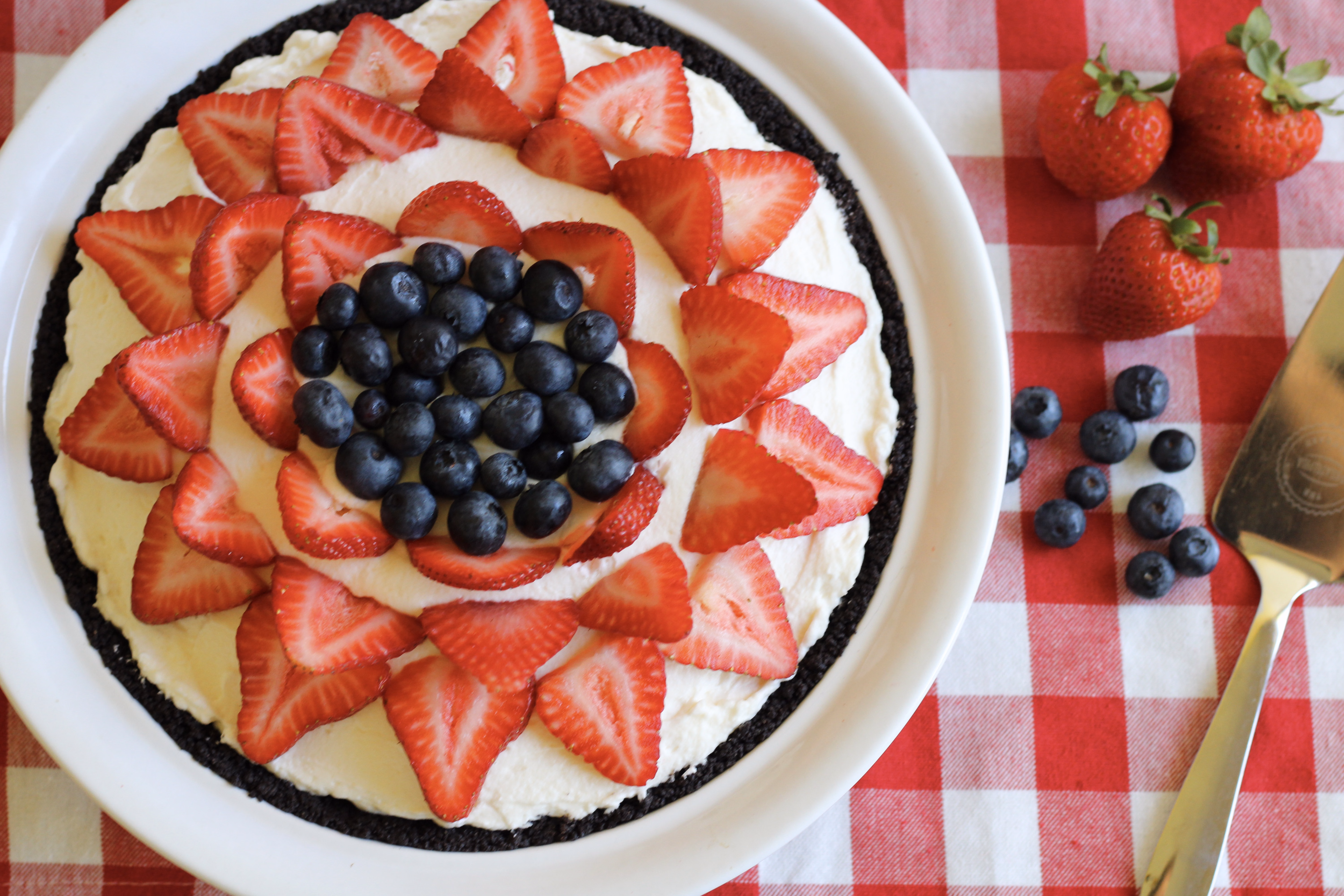 Gluten Free Fresh Fruit Cream Pie