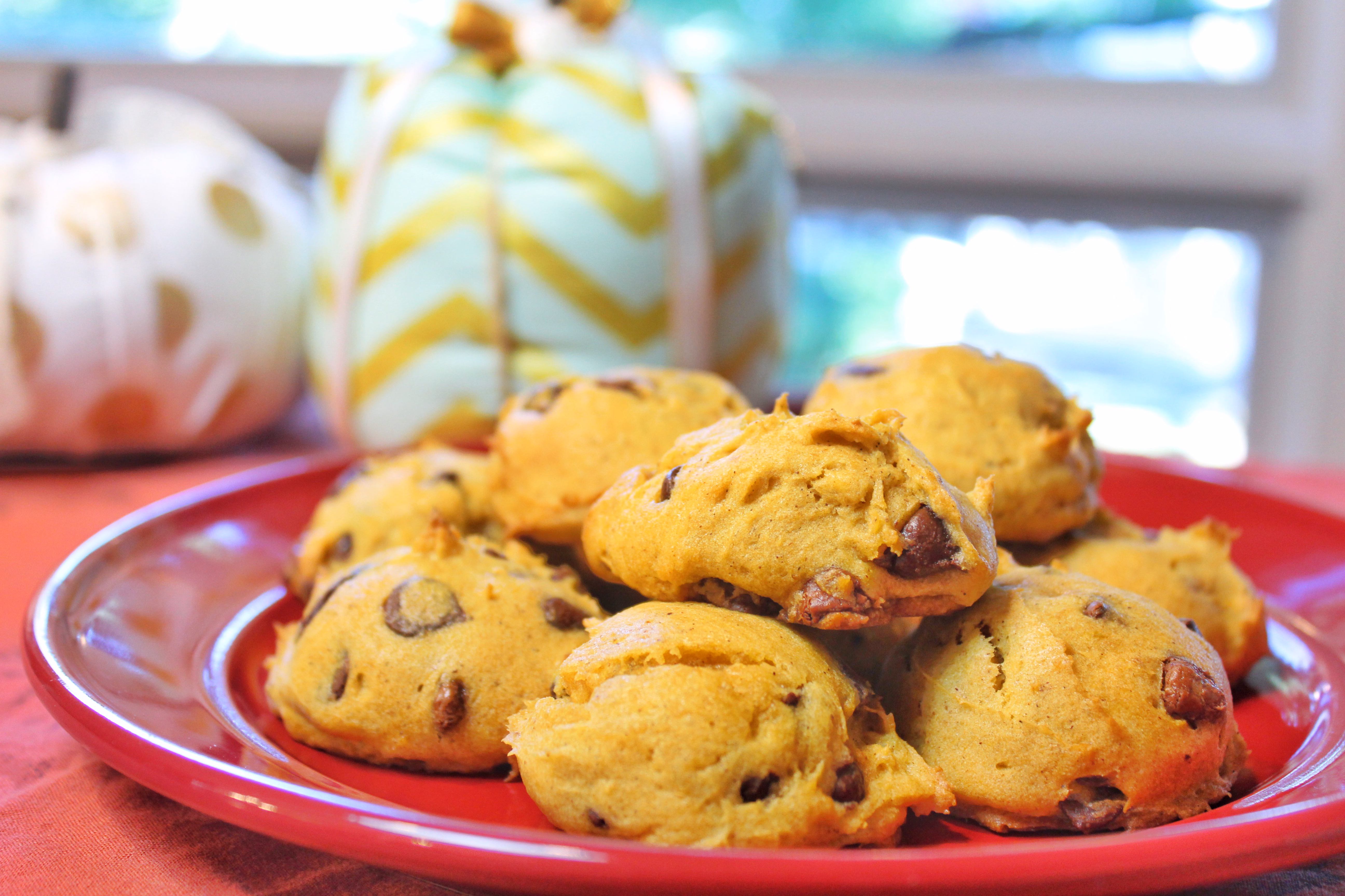Pumpkin Chocolate Chip Cookies