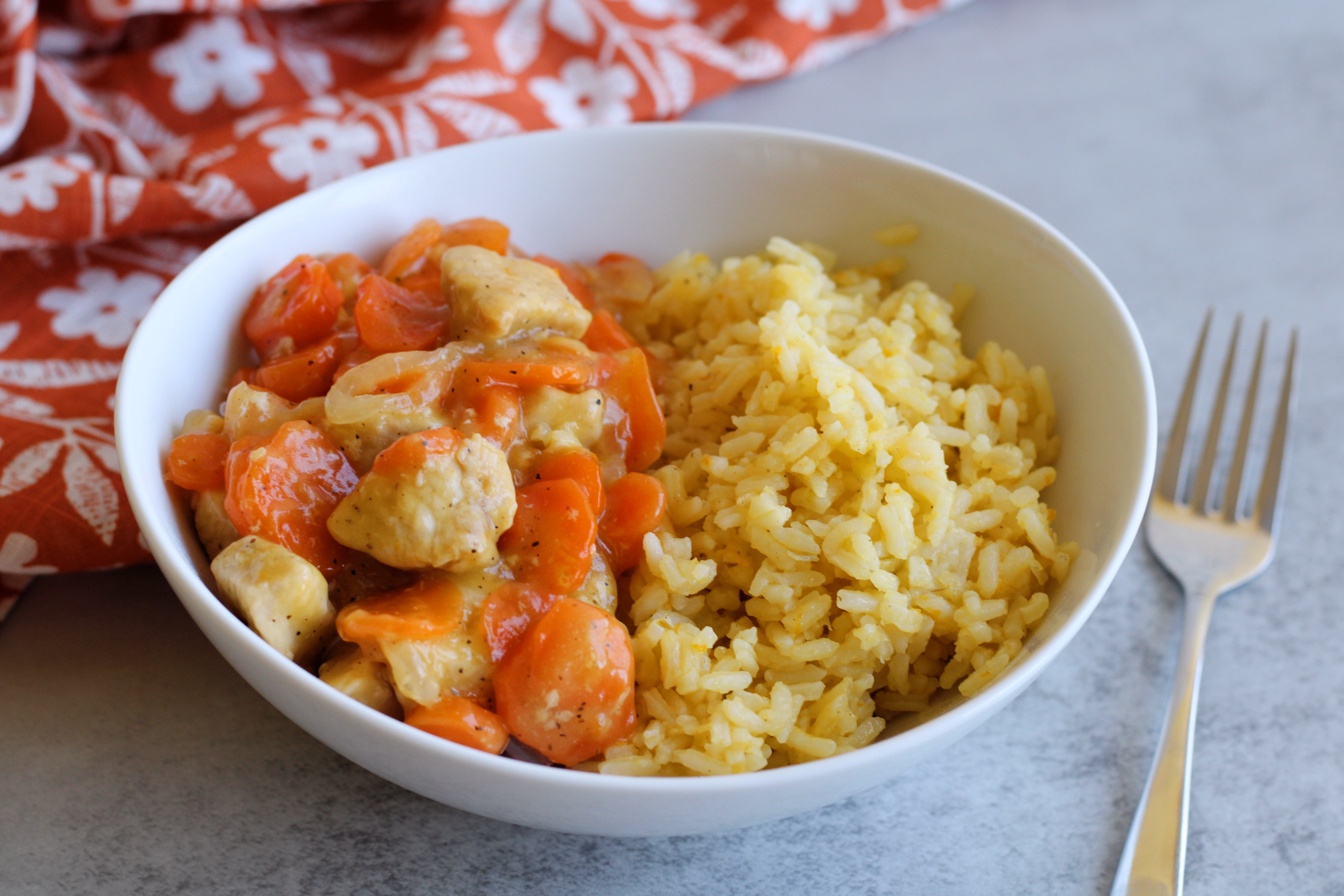 Sunshine Chicken with Orange Rice