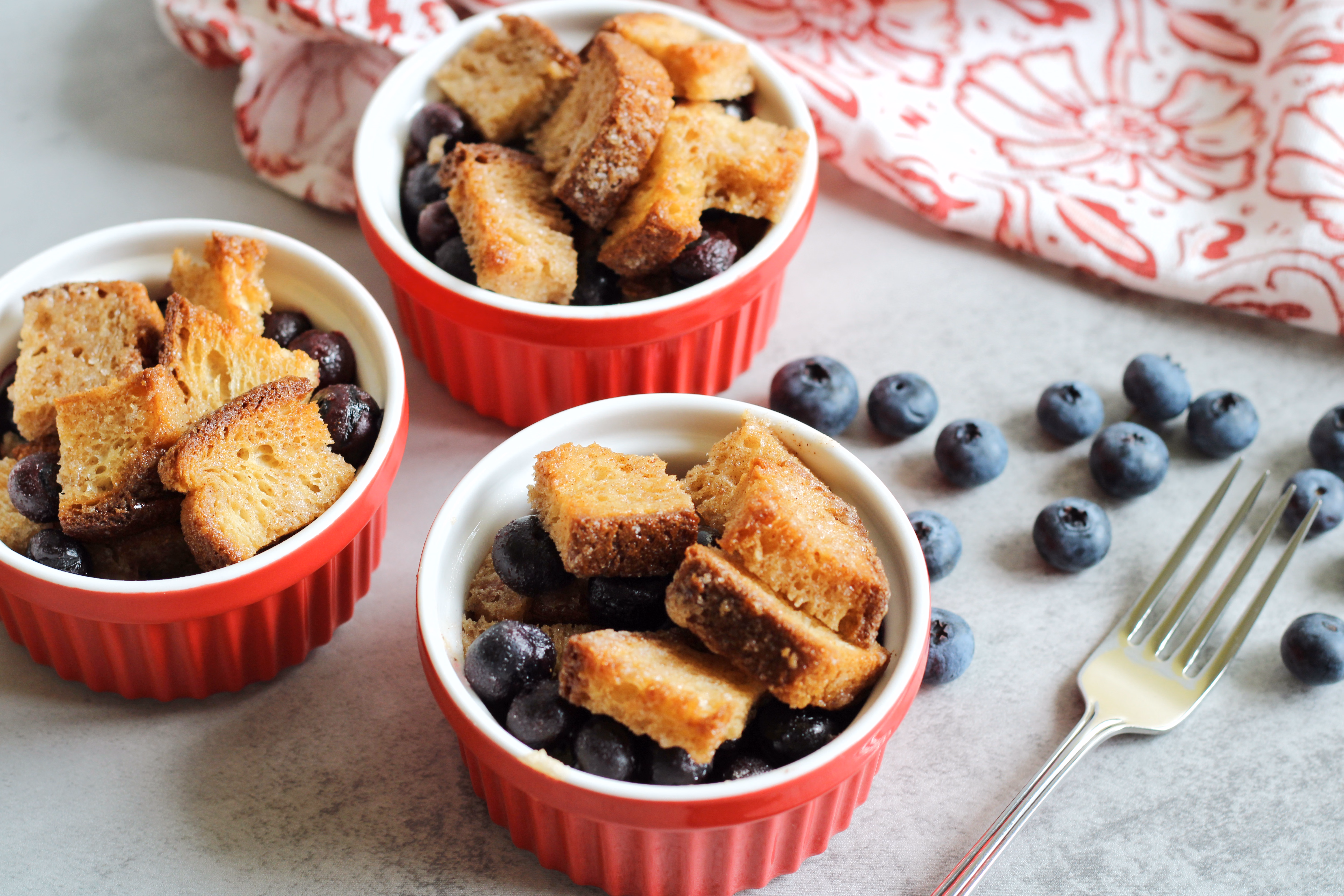 Blueberry Cinnamon Toast Bakes